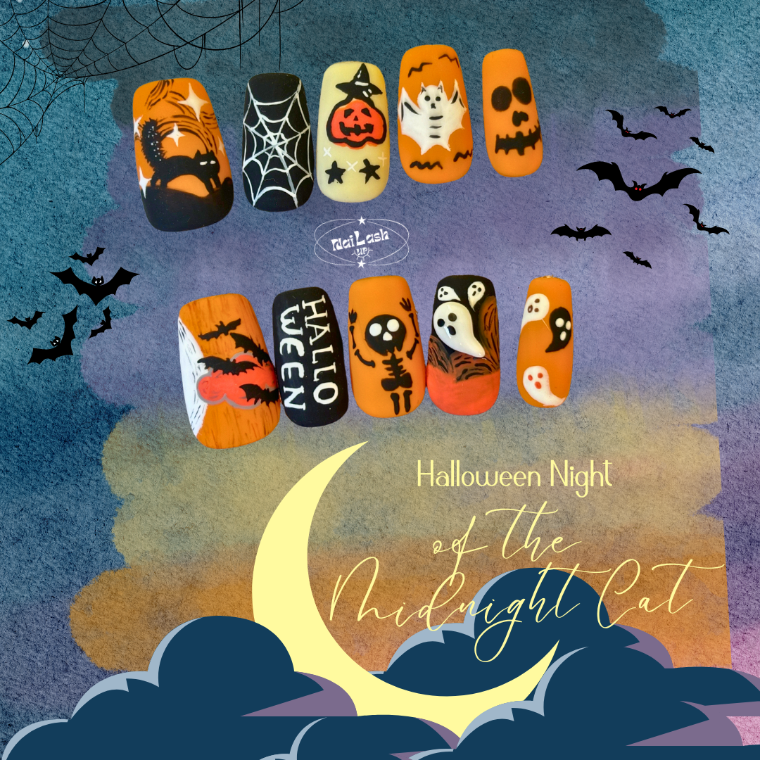 Halloween Night of the Midnight Cat👻🐱 👻3𝗗 𝖧𝖺𝗅𝗅𝗈𝗐𝖾𝖾𝗇 𝗀𝗈𝗁𝗈𝗌𝗍👻